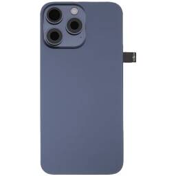 TAPA TRASERA IPHONE 15 PRO (AZUL) (CLENS)