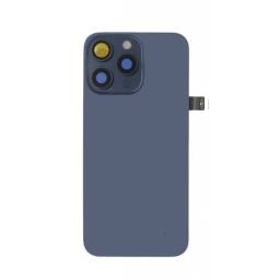 TAPA TRASERA IPHONE 15 PRO MAX (AZUL) (CLENS)